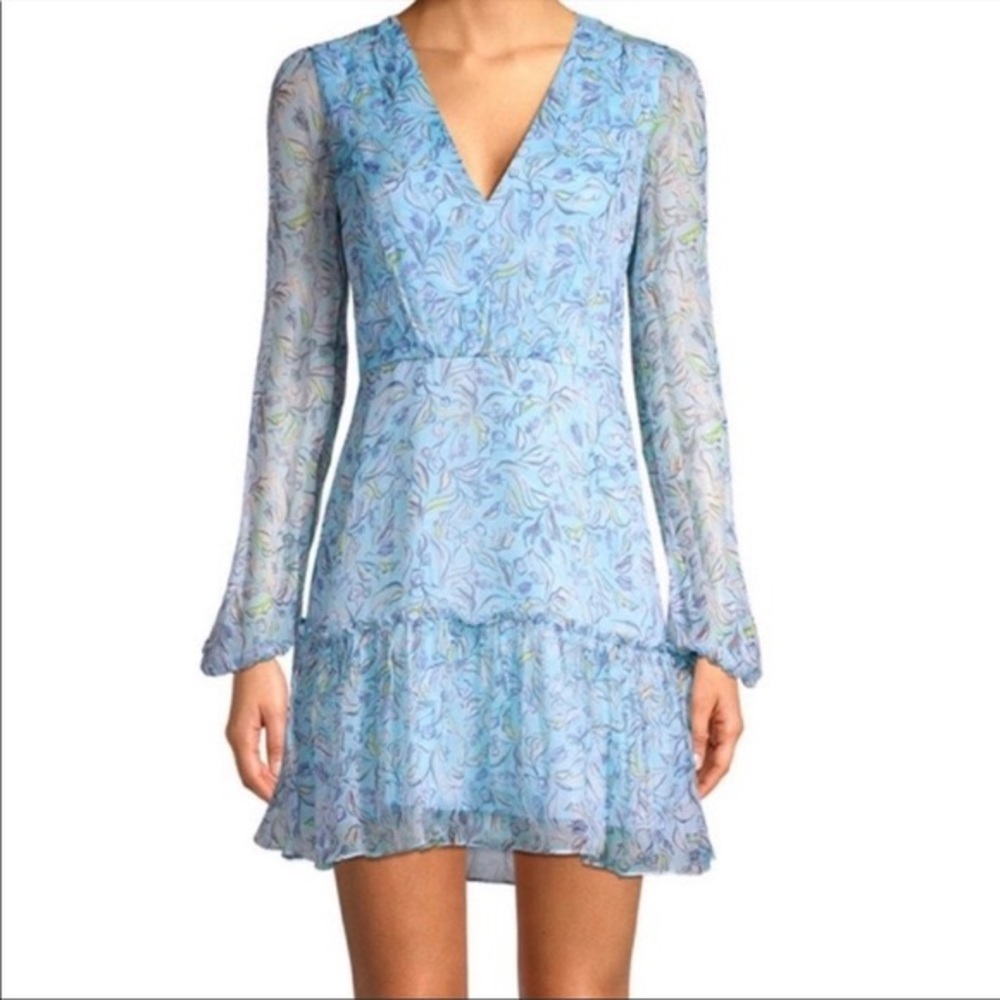 Saloni Mini Ruffle Devon Dress